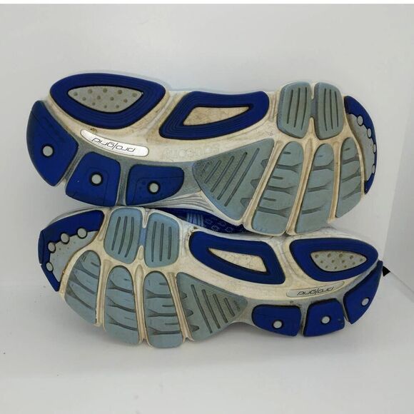 Saucony Omni 11 Women's Pre-owned Gray/Blue Running Sneakers - sz. 8 1/2 - Picture 5 of 6